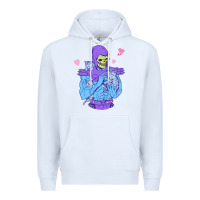 White skeletor's cat Premium Hoodie - artisFamous