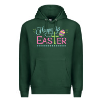 Sports Green happy easter Premium Hoodie - artisFamous