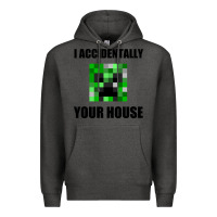 Charcoal Heather creeper meme Premium Hoodie - artisFamous