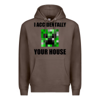 Coffee creeper meme Premium Hoodie - artisFamous