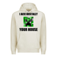 Oatmeal Heather creeper meme Premium Hoodie - artisFamous