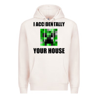 Pale Pink creeper meme Premium Hoodie - artisFamous