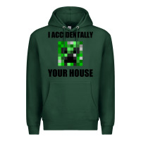 Sports Green creeper meme Premium Hoodie - artisFamous