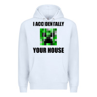 White creeper meme Premium Hoodie - artisFamous