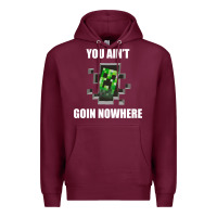 Burgundy creeper meme Premium Hoodie - artisFamous