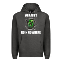 Charcoal Heather creeper meme Premium Hoodie - artisFamous