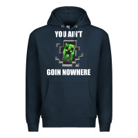 Navy creeper meme Premium Hoodie - artisFamous