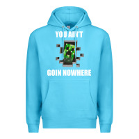 Ocean Blue creeper meme Premium Hoodie - artisFamous
