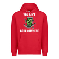 Red creeper meme Premium Hoodie - artisFamous