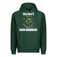Sports Green creeper meme Premium Hoodie - artisFamous