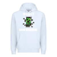 White creeper meme Premium Hoodie - artisFamous