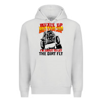Dove Grey funny mudding Premium Hoodie - artisFamous
