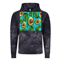 Cloud Black avacadoblue tumbler Vintage Hoodie - BarkalooDesign