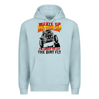 Blue Mist funny mudding Premium Hoodie - artisFamous