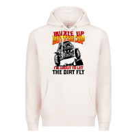 Pale Pink funny mudding Premium Hoodie - artisFamous