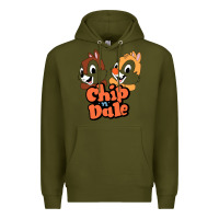 Army Green chip n dale Premium Hoodie - artisFamous