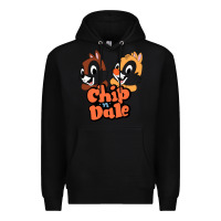 Black chip n dale Premium Hoodie - artisFamous