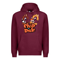 Burgundy chip n dale Premium Hoodie - artisFamous