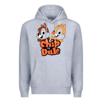 Heather Grey chip n dale Premium Hoodie - artisFamous