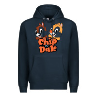 Navy chip n dale Premium Hoodie - artisFamous
