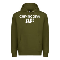 Army Green capricorn af zodiac sign Premium Hoodie - artisFamous