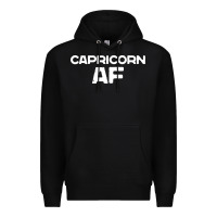 Black capricorn af zodiac sign Premium Hoodie - artisFamous