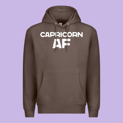 Capricorn Af Zodiac Sign Premium Hoodie Designed By Artisfamous