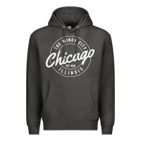 Charcoal Heather chicago Premium Hoodie - artisFamous