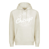 Oatmeal Heather chicago Premium Hoodie - artisFamous