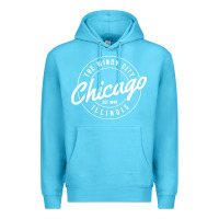Ocean Blue chicago Premium Hoodie - artisFamous