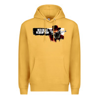 Mustard red dead redemption Premium Hoodie - artisFamous
