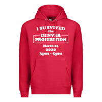 Cardinal i survived denver prohibition 2020 Premium Hoodie - artisFamous