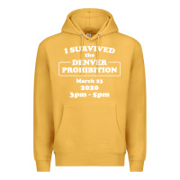 Mustard i survived denver prohibition 2020 Premium Hoodie - artisFamous
