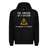 Black posiwid dark mode Premium Hoodie - artisFamous