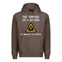 Coffee posiwid dark mode Premium Hoodie - artisFamous