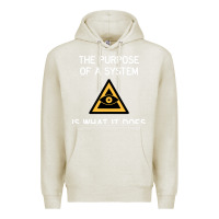 Oatmeal Heather posiwid dark mode Premium Hoodie - artisFamous
