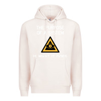 Pale Pink posiwid dark mode Premium Hoodie - artisFamous