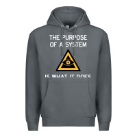 Rock posiwid dark mode Premium Hoodie - artisFamous