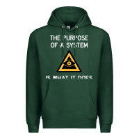 Sports Green posiwid dark mode Premium Hoodie - artisFamous