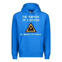 True Royal posiwid dark mode Premium Hoodie - artisFamous
