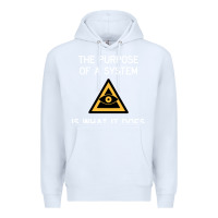 White posiwid dark mode Premium Hoodie - artisFamous