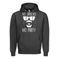 Charcoal Heather no sandro no party Zipper Hoodie - Bettercallsaul