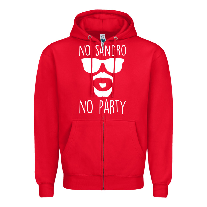 No Sandro No Party Zipper Hoodie by Bettercallsaul | Teevron