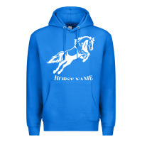 True Royal Personalised Horse Printed Equestrian Riding Cob Jumping Rider Horse Premium Hoodie - artisFamous