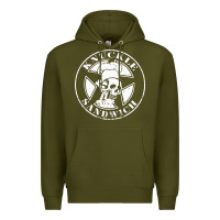 Army Green guy fieri knuckle sandwich Premium Hoodie - artisFamous
