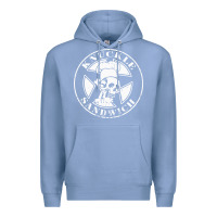 Colony Blue guy fieri knuckle sandwich Premium Hoodie - artisFamous