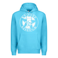 Ocean Blue guy fieri knuckle sandwich Premium Hoodie - artisFamous