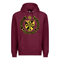Burgundy Roman Catholic Premium Hoodie - artisFamous