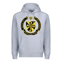 Heather Grey Roman Catholic Premium Hoodie - artisFamous