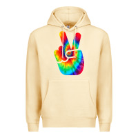 Pina Colada cool peace hand tie dye t shirt for boys and girls Premium Hoodie - artisFamous